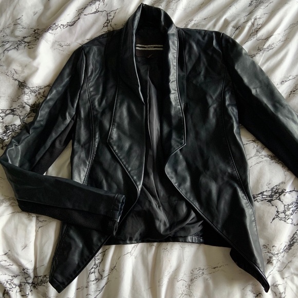 Dynamite leather blazer